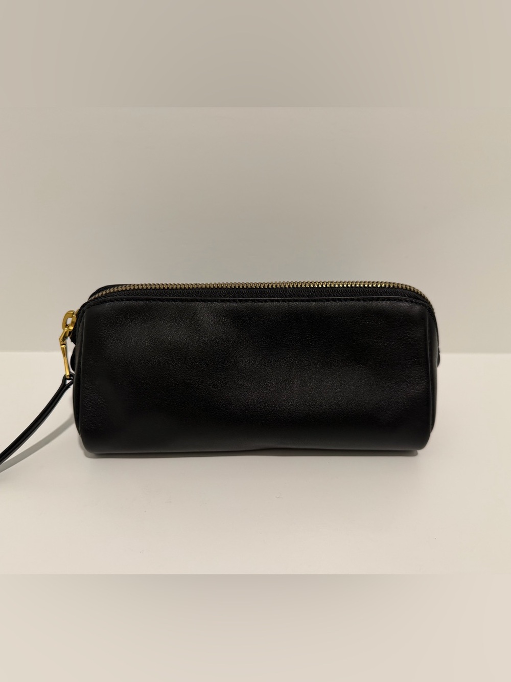 Madewell The Makeup Pouch in True Black Leather NY486 $68 - Picture 5 of 9
